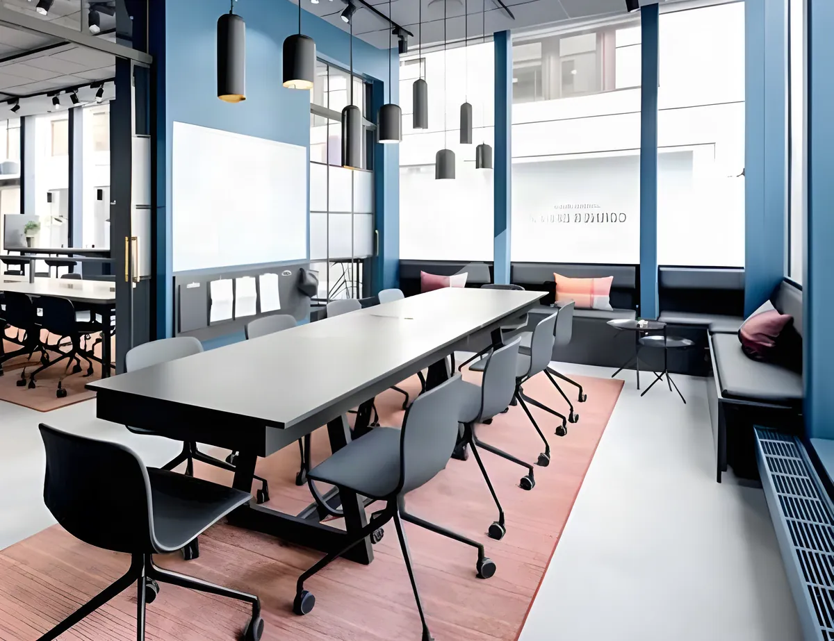 Corporate headquarters interior delivered by SOLID Development Group